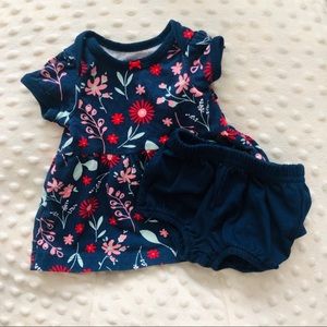 Floral baby girl set NB